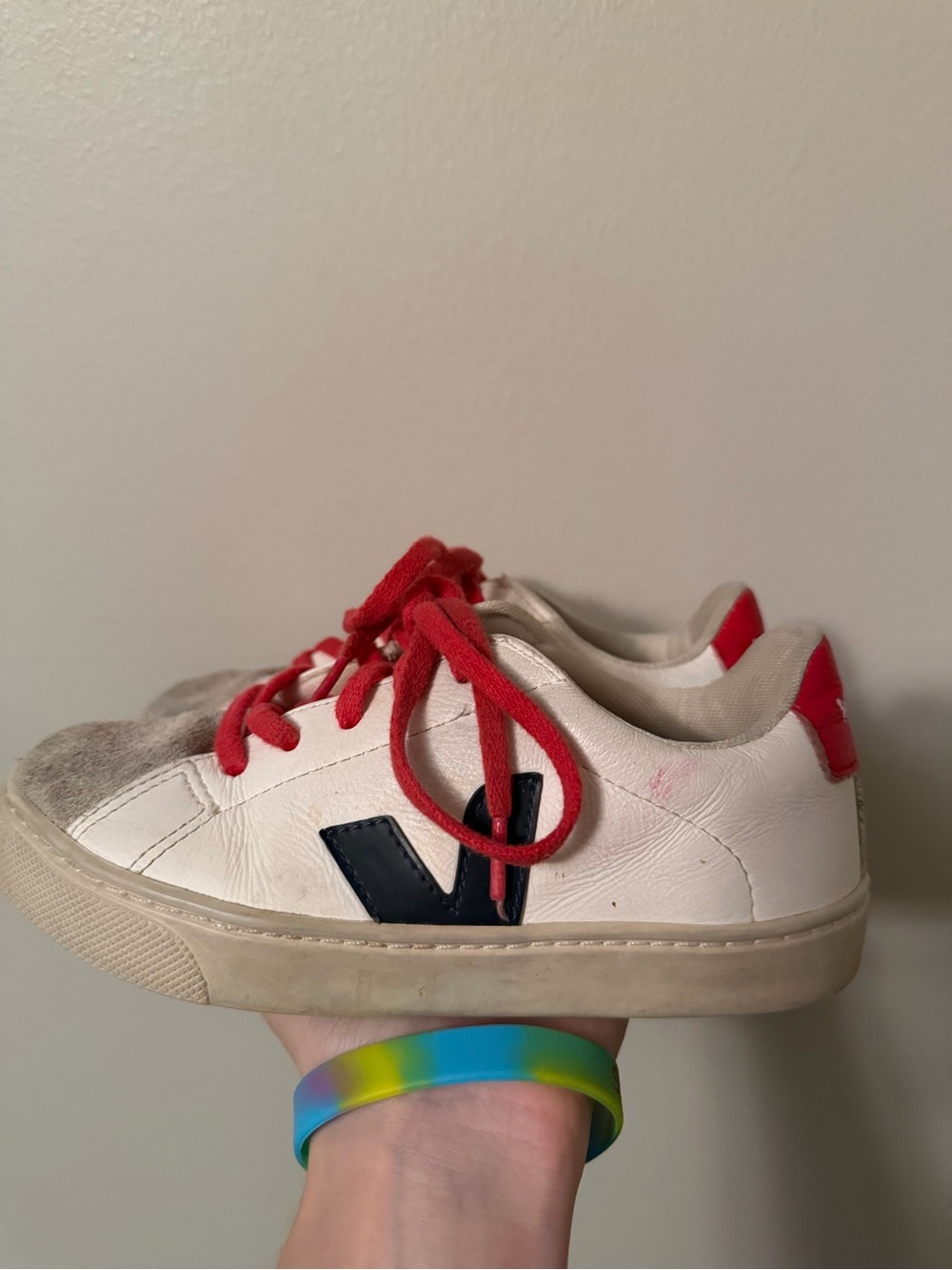 Veja White Leather Sneakers